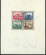 C) DR Iposta 1935, Block 1 °, gepr. Schlegel BPP, ME 2.000€