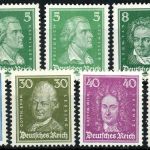 C) DR Mi 385-397 ** einwandfrei, gp. Peschl BPP/Bef. BPP, ME 1.100€