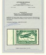 C) DR Mi 112 Papier z ** Luxus Qualität, FA Bechthold BPP, ME 1.100€