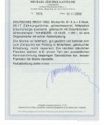 C) DR Mi 81 Aa ° einwandfrei, FA Jäschke-Lantelme BPP, ME 450€