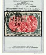 C) DR Mi 81 Aa ° einwandfrei, FA Jäschke-Lantelme BPP, ME 450€