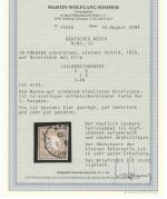 C) DR Mi 11 ° Briefstück in guter Qualität, mit FA Sommer BPP, ME 500€