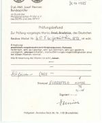 C) DR Mi 6 ° mit Hufeisenstempel ,,ELBERFELD 1. NOV. 72