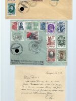 Sowjetunion Partie Briefe/Ganzsachen, dkorative Frankaturen
