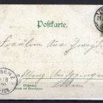 AK Litho 1899 Altes Goethehaus Frankfurt a. M., zum 150. Geburtstag