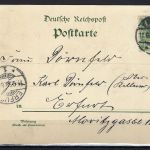 AK Litho Verbandstag Deutscher Beamten-Verein Erfurt, 1899