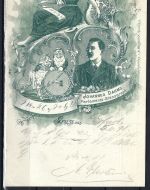 AK Johannes Dahms Parlamets-Stenograph, innerhalb von Erfurt befördert
