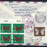 Bund LuPo Köln n. Hilo (Hawai) seltene Destination, Retourbrief