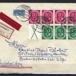 Bund H-Blatt 1 auf R-Brief/Eilbote Konstanz n. Stühlingen, ME 1.200€
