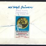 Bund Mi 138 als FDC-Auslandsbrief, FA Kopie Schlegel BPP