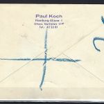 Bund Mi 133, 135 als FDC-Auslandsbrief, FA Kopie Schlegel BPP