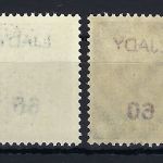 D. Bes. Russland, Ljady/Leningrad, Mi 1-2 a/b ° Aufdr. / ° falsch