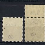 D. Bes. Russland, Ljady/Leningrad, Mi 1-2a/b **, Aufdr. falsch