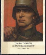 Gedenkkarte Tag der NSDAP im GG, Wola Justowska ü. Krakau