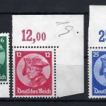 DR Mi 479-481 Eckrandsatz ** mit Falzspuren in den Rändern