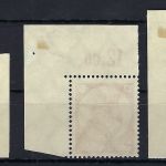 DR Mi 479-481 Eckrandsatz ** mit Falzspuren in den Rändern