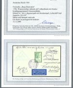 DR Mi 364 x auf Zeppelin Postkarte Ostseerundfahrt, portogerecht