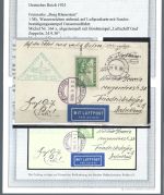 DR Mi 364 x auf Zeppelin Postkarte Ostseerundfahrt, portogerecht