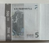 Bund 5 Euro Serie 2002 Deutschland, orig. 100er Bündel bankfrisch