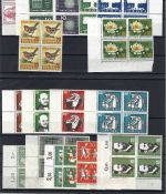 Bund saubere postfrische Partie 4er-Blocks / 6er-Blocks, ME 819€