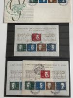 Bund Garnitur Block 2 ** + ESSt + Tagestempel + FDC mit ESST a/b/c