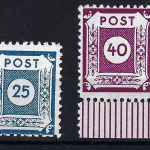 Ost Sachsen Mi 49 DI ** + 50 D II **, je gep. Kunz BPP, ME 70€