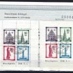 Baden Block 1 A/B °, Ersttag-Gefälligkeitstempel, Befund Schlegel BPP
