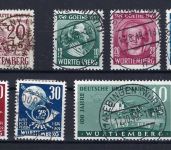 C) Württemberg gest. Zusammenstellung, alles gep. Schlegel BPP, ME 271€