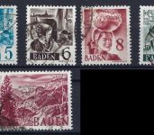 C) Baden Mi 28-37 ° , 31, 35, 37 gep. Schlegel BPP, ME 220