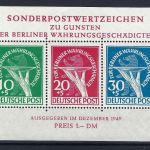 C) Berlin Plattenfehler, Block 1 I ** gep. Schlegel BPP