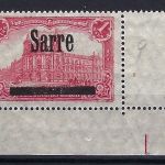 C) Saargebiet Mi 17 II ** Eckrand UR, gep. Braun BPP