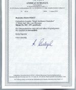 C) DR Mi 385-397 P OR / W OR ** Luxus, FA Schlegel BPP, ME 2.640€