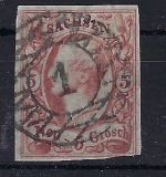 A) Sachsen Mi 12 c ° gepr. W. Engel BPP, ME 150€