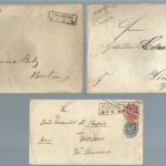 A) Preußen Partie von 10 Ganzsachen mit versch. Ra2/Ra3/K2