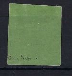 A) Oldenburg Mi 1 (*) ohne Gummi, gepr. G. Bühler, ME 850€