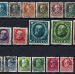 A) Bayern Mi 94-115 A II °, gepr. Infla Berlin / Dr. Helbig BPP, ME 220€