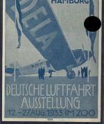 C) DR Dela-Ballonmarke Mi 21c auf Ausstellungskarte, SELTEN !