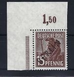 A) BerlinMi 6 P OR **, Eckrand OL einwandfrei, gepr. Schlegel BPP