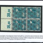 A) Bizone Mi 43 IIa P OR dgz **, 4er-Block, KB Schlegel BPP, ME 300€