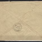 A) DR Brief von 1884 adressiert an Reichskanzler Otto von Bismarck