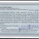 A) DR Mi 50ba VB+2 Paare, Briefstück, Befund Jäschke-L. BPP, ME 300€