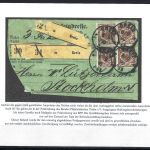 A) DR Mi 50ba VB+2 Paare, Briefstück, Befund Jäschke-L. BPP, ME 300€