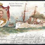 A) AK "Flaggschiff Deutschland 1902", innerhalb Deutschland befördert