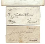 A) Thurn und Taxis Vorphila, 5 Belege mit besseren Rayonstempel