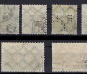 C) DR 1922-1923, gest. Partie mit Farben und PF´s, alles gep., ME 305€
