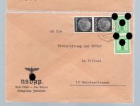 A) DR 9 Dienstbriefe an NSDAP Kreis Villach-Gau Kärnten und weitere