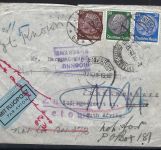 A) DR 1938 LuPo Brief Wien - Johannesburg, Retour, seltene Destination