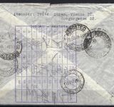 A) DR 1938 LuPo Brief Wien - Johannesburg, Retour, seltene Destination