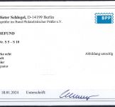 A) Berlin Zusammendrucke S 5 - S 10 °, KB Schlegel BPP, ME 412€