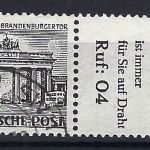 A) Berlin Zusammendruck W 33 ° einwandfrei, gep. Schlegel BPP, ME 80€